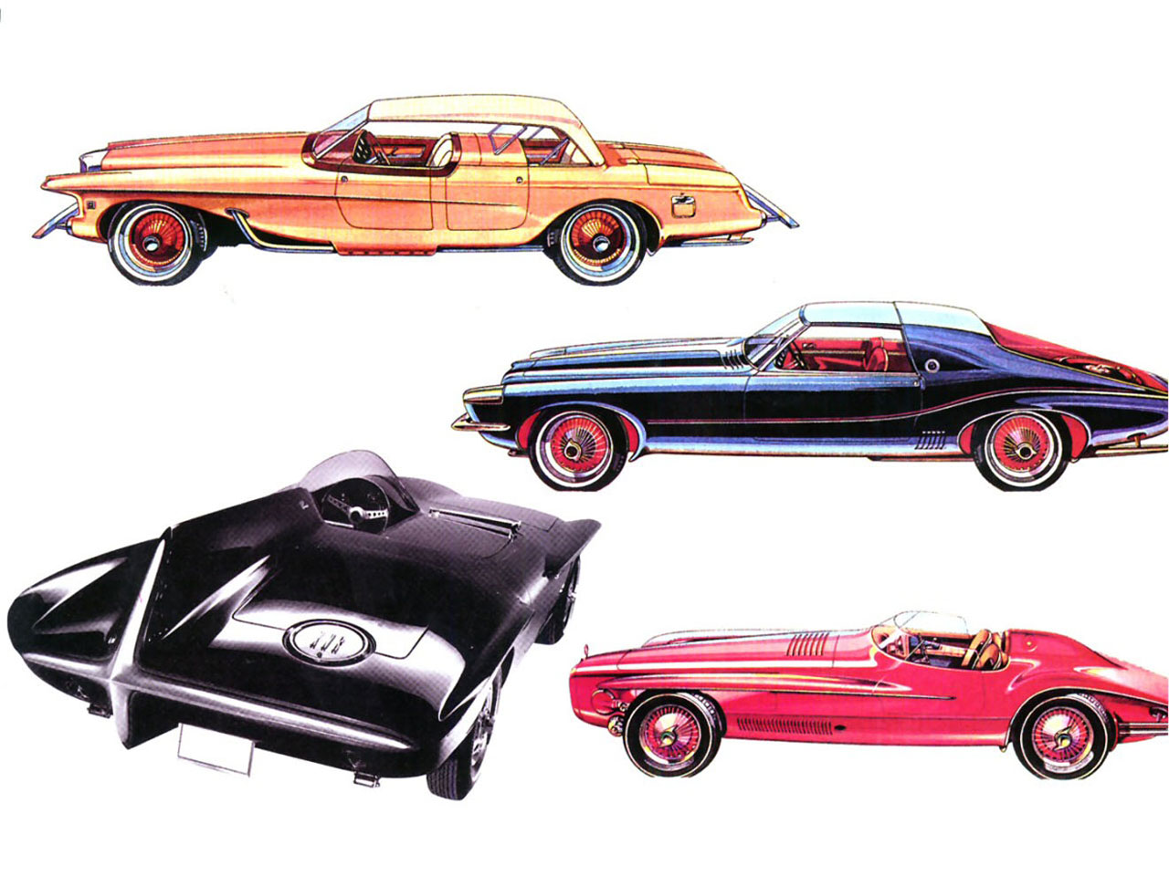 1960 Plymouth Xnr Wallpapers
