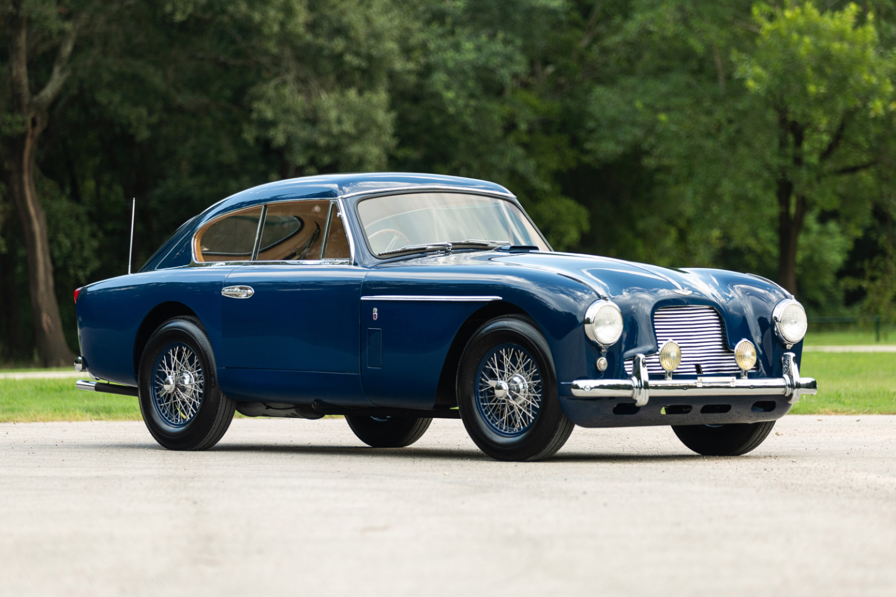 Aston Martin Db2 Blue Sport Car Wallpapers