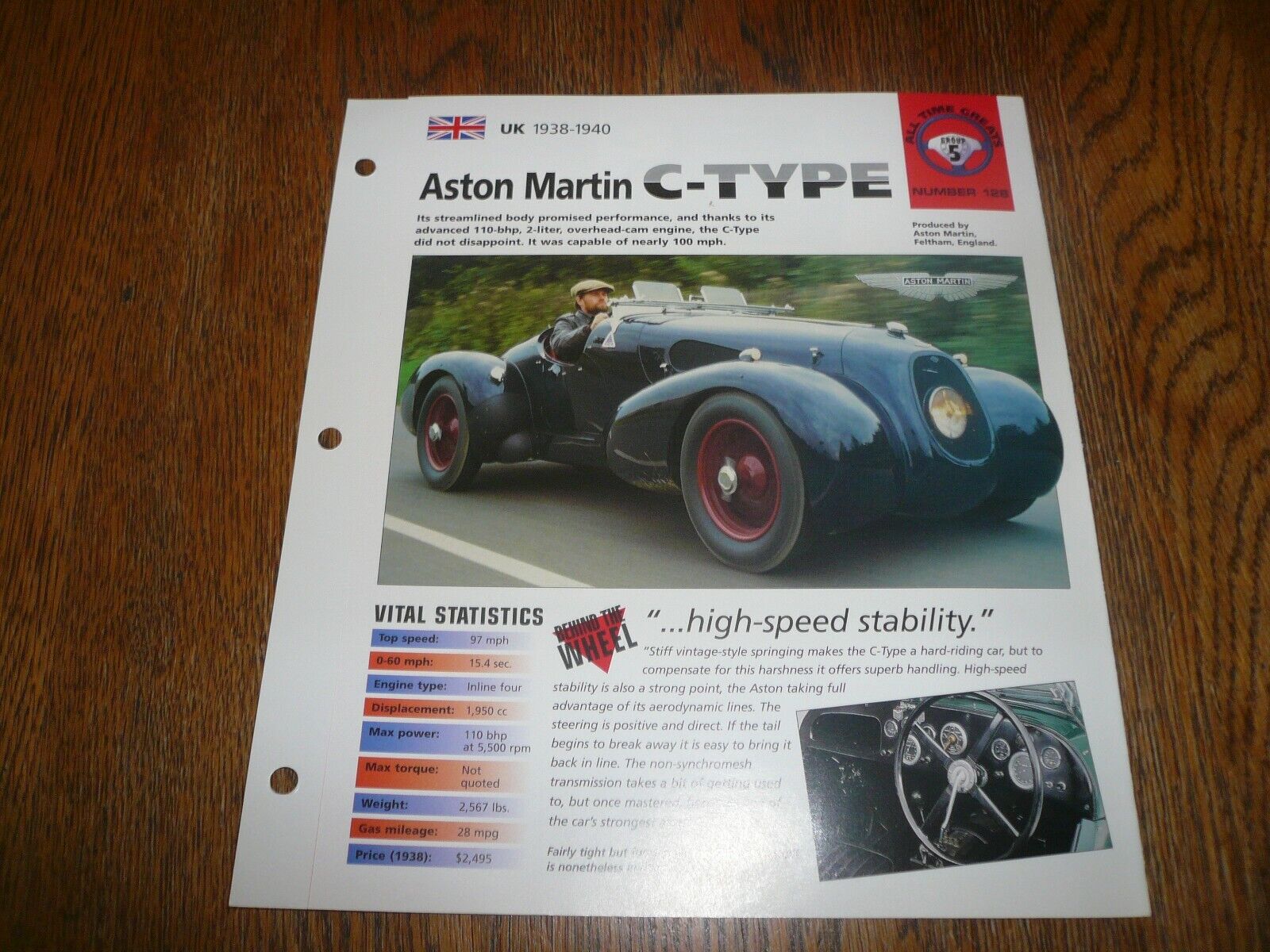 Aston Martin Type C Wallpapers