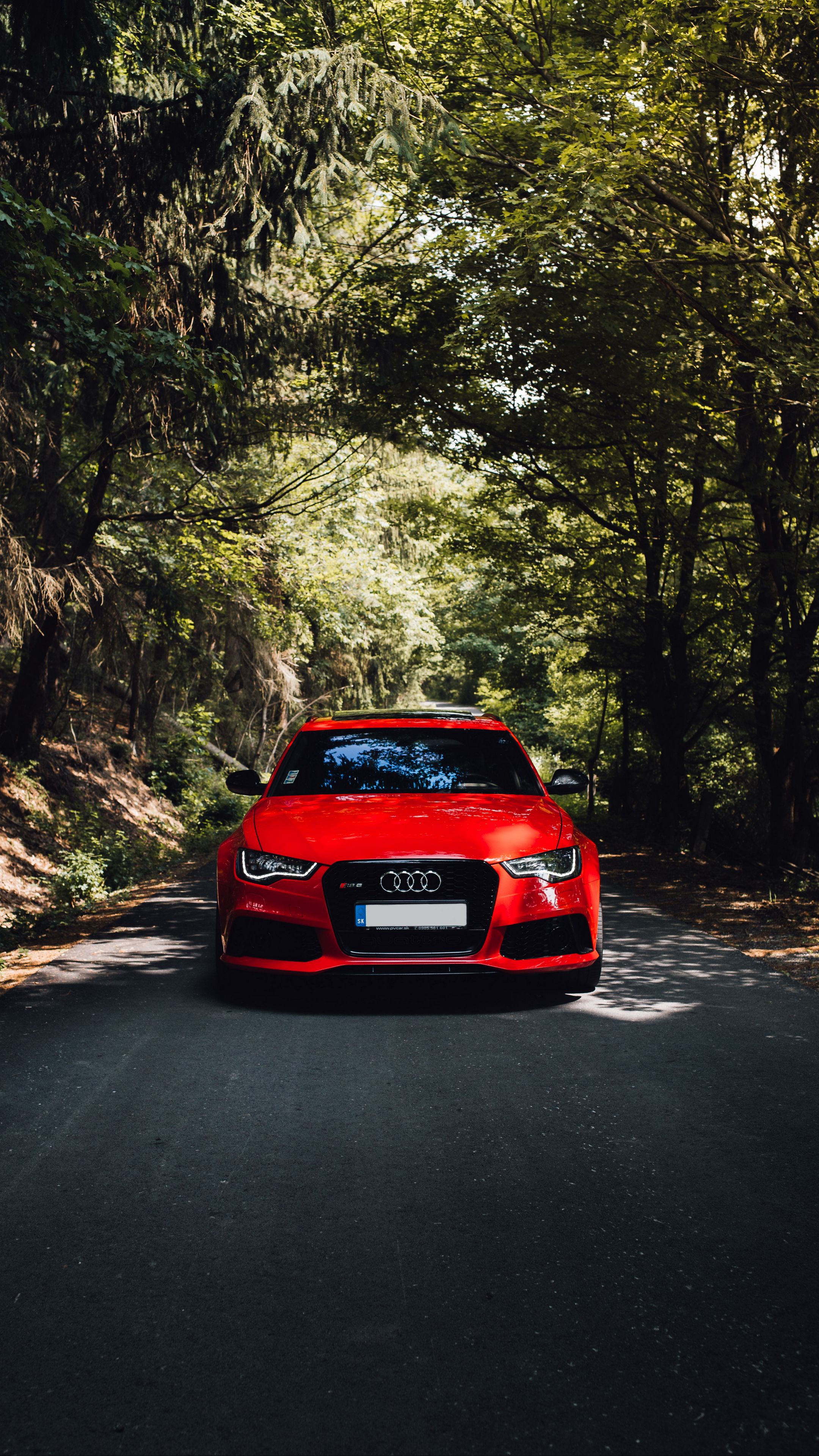 Audi Red Colour Wallpapers