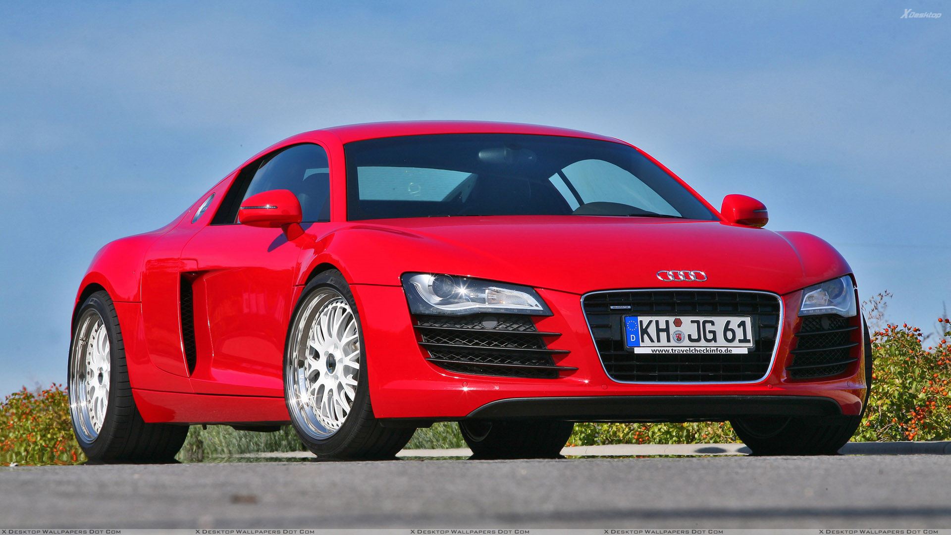 Audi Red Colour Wallpapers