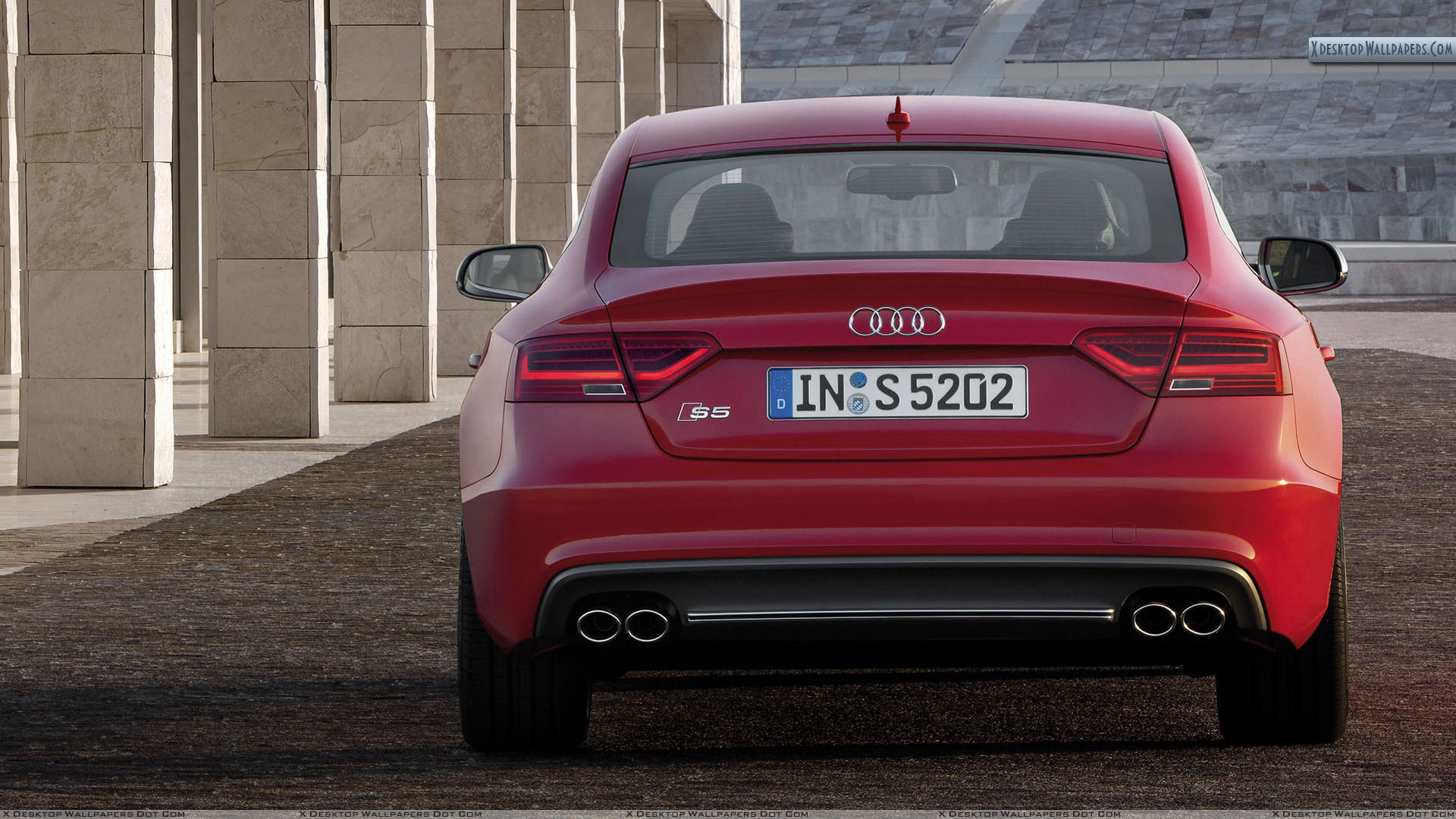 Audi Red Colour Wallpapers