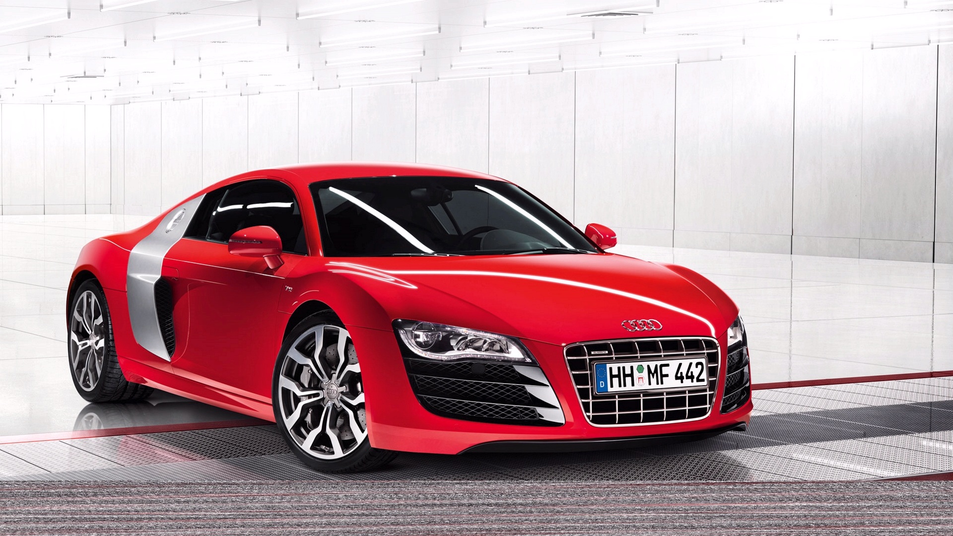 Audi Red Colour Wallpapers