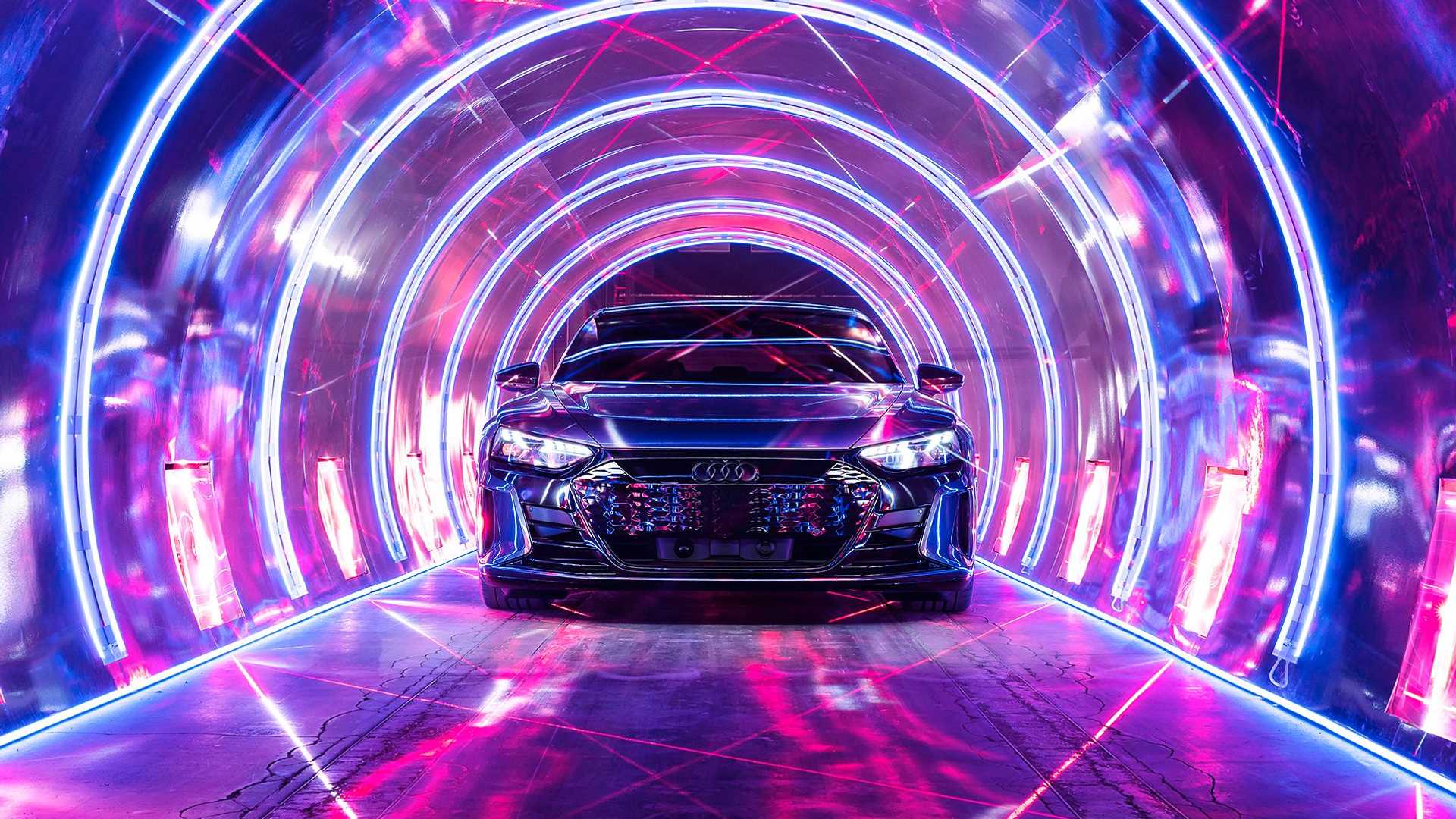 Blue Audi E-Tron Gt Quattro Wallpapers