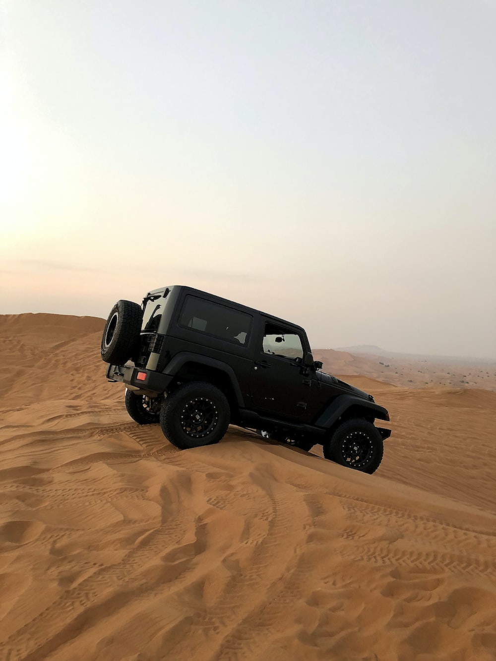 Car In Desert Wallpapers