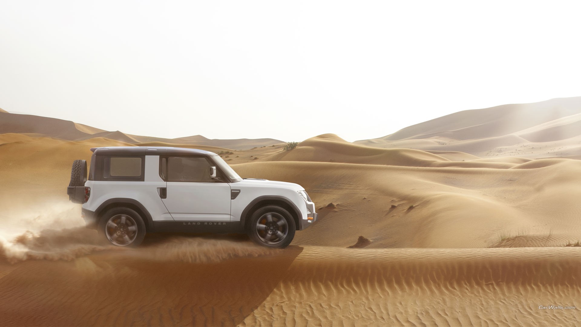 Car In Desert Wallpapers