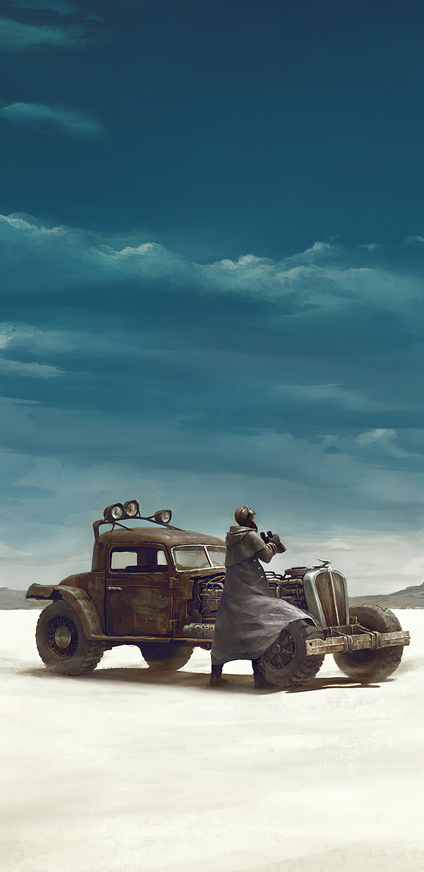 Car In Desert Wallpapers