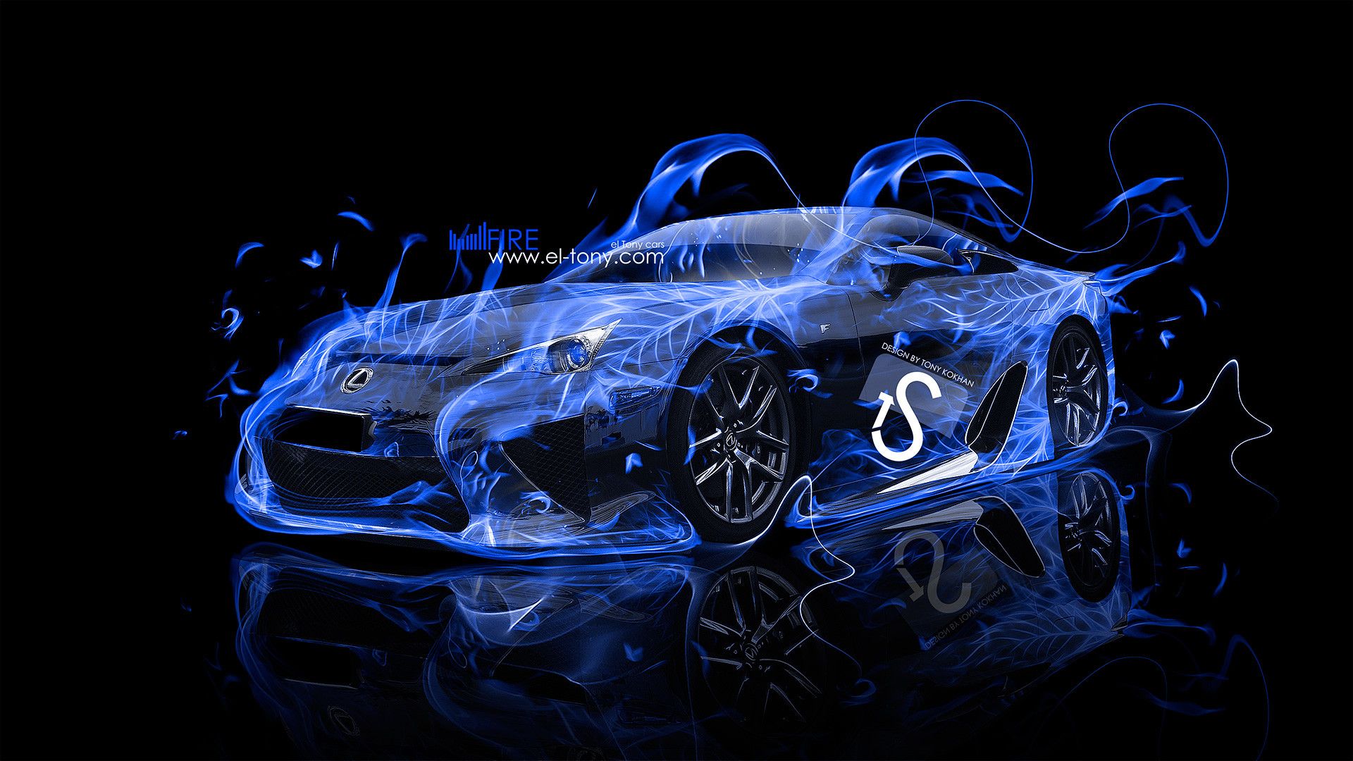 Car With Flames Wallpapers