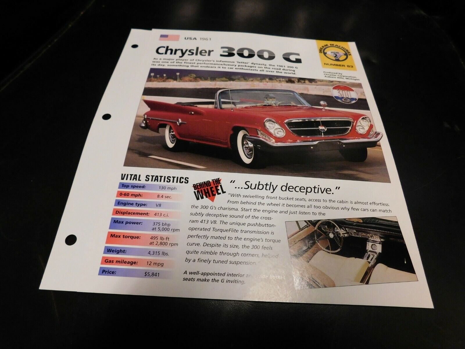 Chrysler 300G Wallpapers