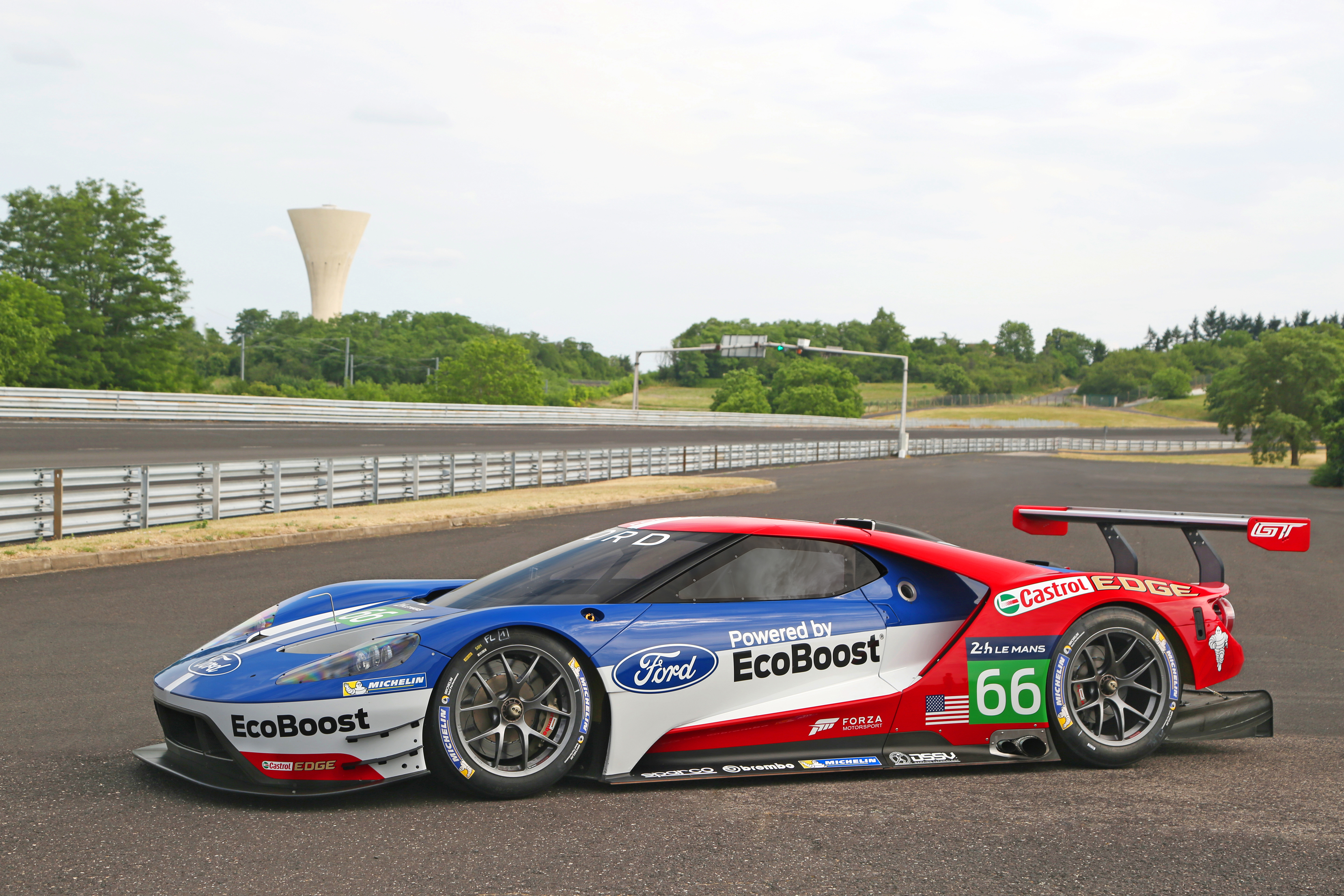 Ford Gt Le Mans Racecar Wallpapers