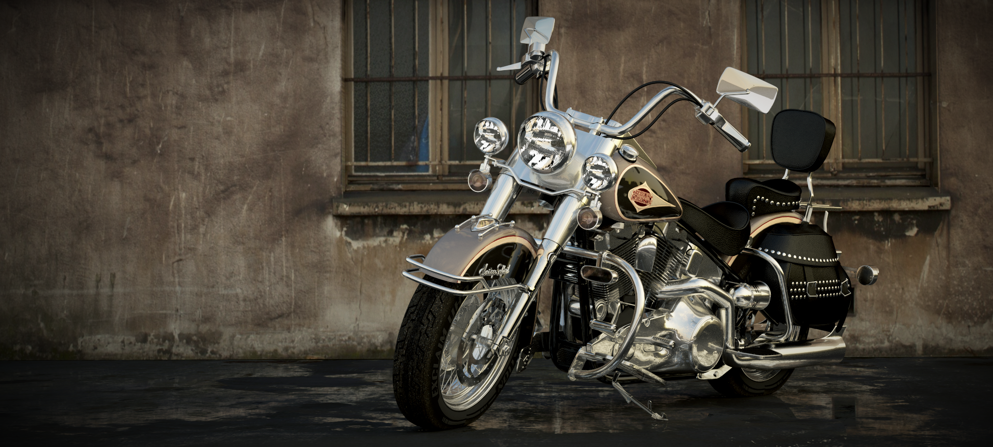 Harley-Davidson Heritage Softail Wallpapers
