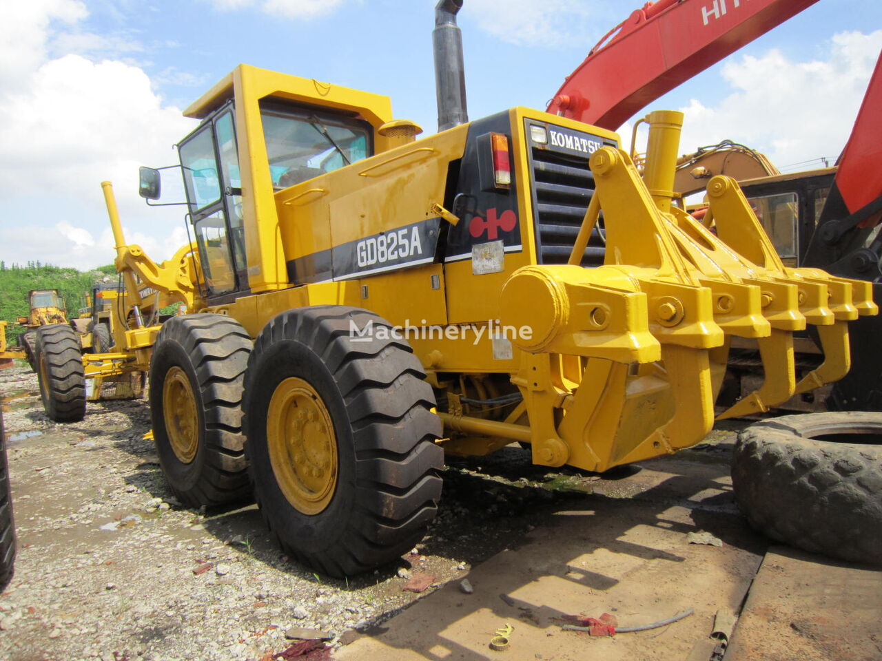 Komatsu Gd825 Motor Grader Wallpapers