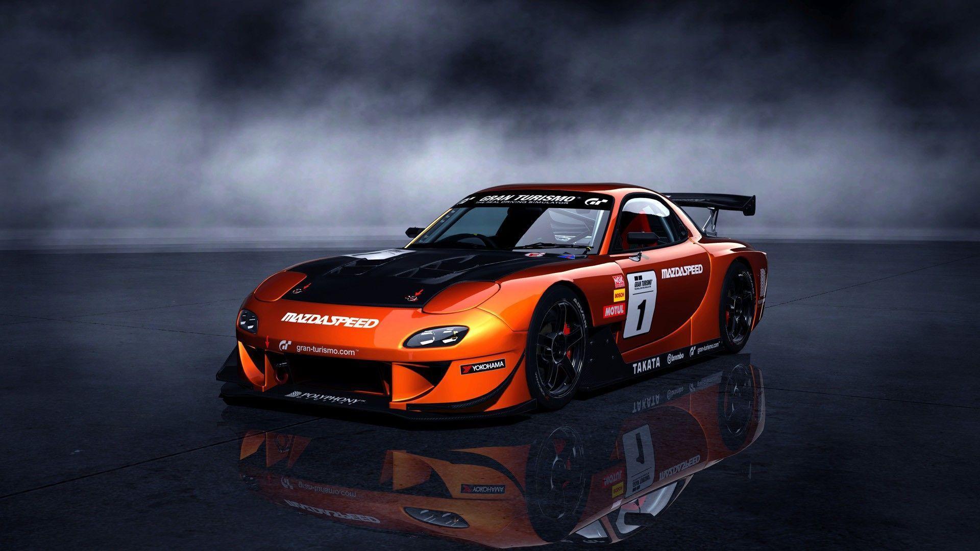 Mazda Rx-7 Digital Art Wallpapers