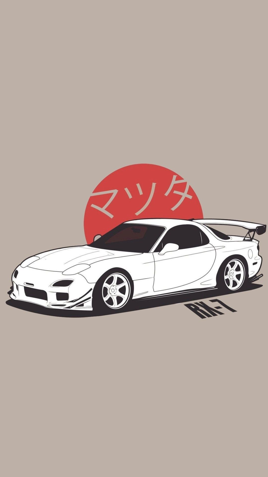 Mazda Rx-7 Digital Art Wallpapers