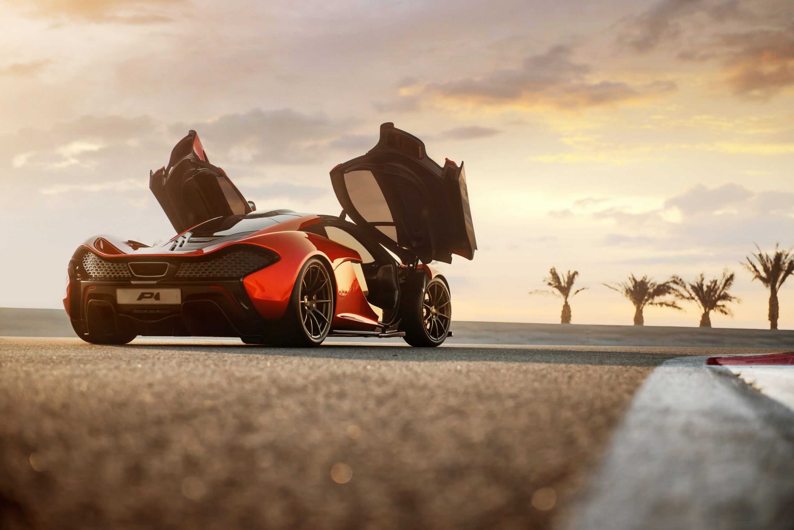 Mclaren Doors Up Modified Exhausts Wallpapers