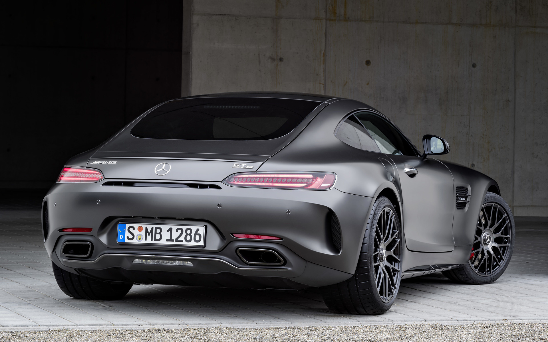 Mercedes Amg Gt C Edition 50 2017 Rear Wallpapers