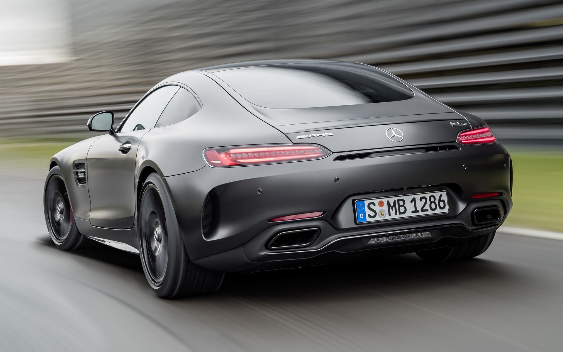 Mercedes Amg Gt C Edition 50 2017 Rear Wallpapers