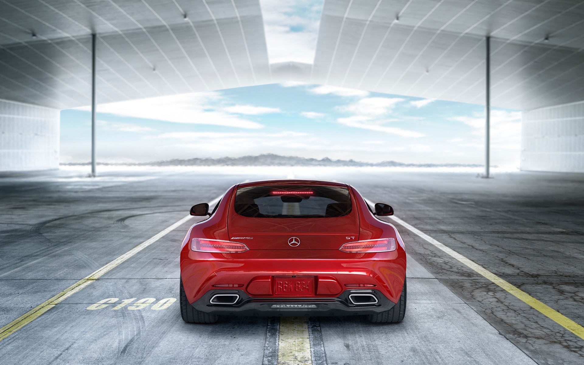 Mercedes Amg Gt C Edition 50 2017 Rear Wallpapers