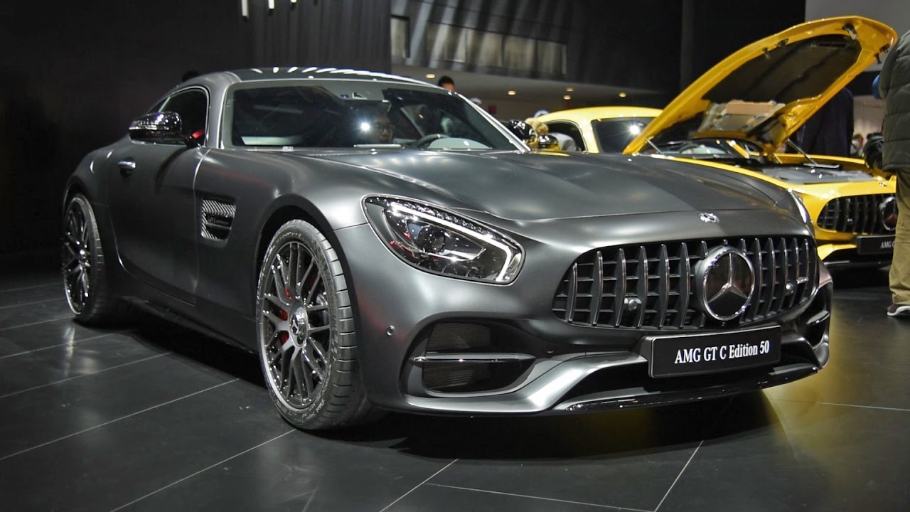 Mercedes Amg Gt C Edition 50 2017 Rear Wallpapers