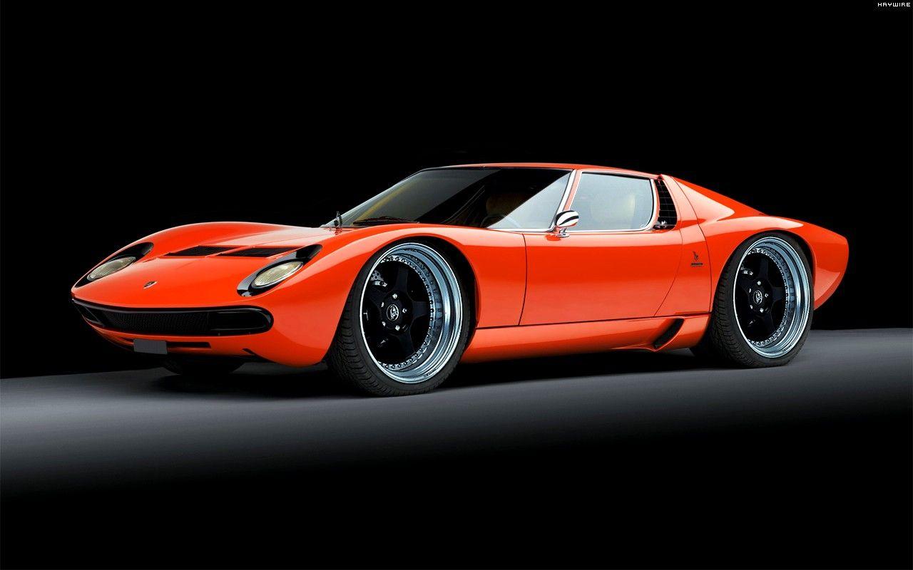 Vectorized Lamborghini Miura Wallpapers