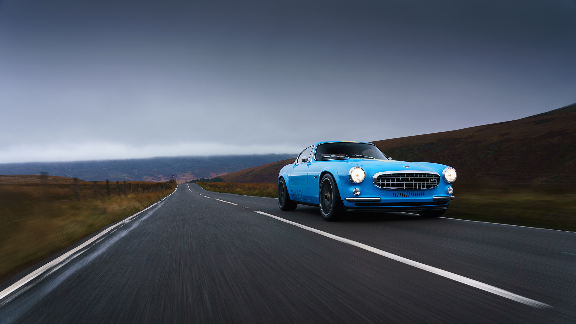 Volvo P1800 Cyan Wallpapers